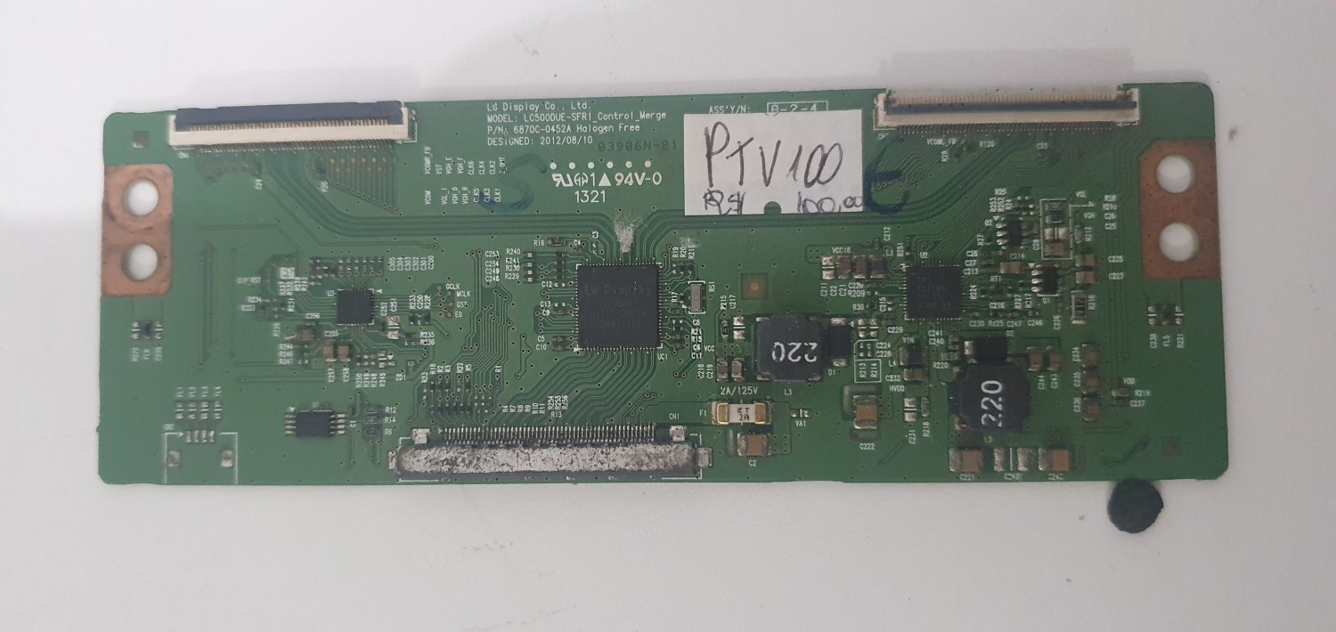 Placa  tcon LG 49ub8300 cód placa 6870c-0502c