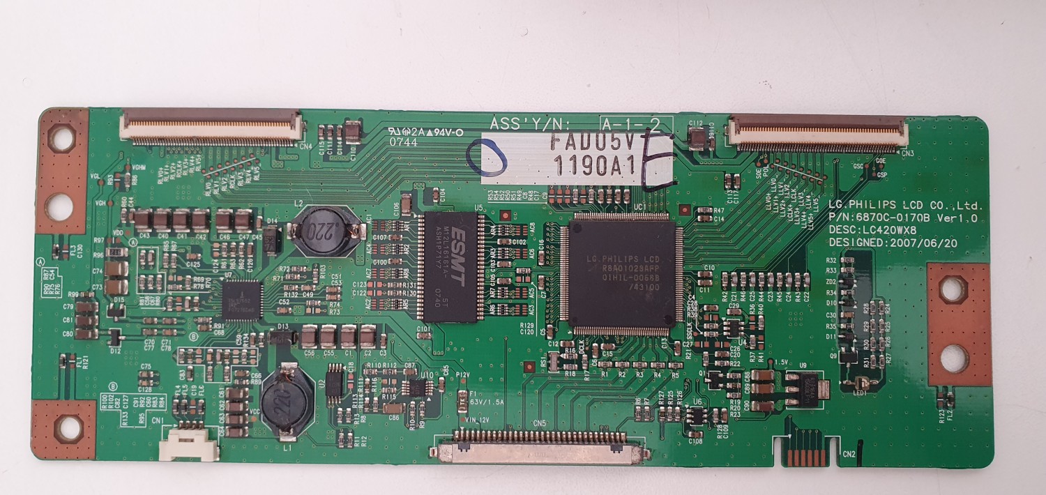 Placa  tcon  LG 42lb9rta cód placa 6870c-0170b