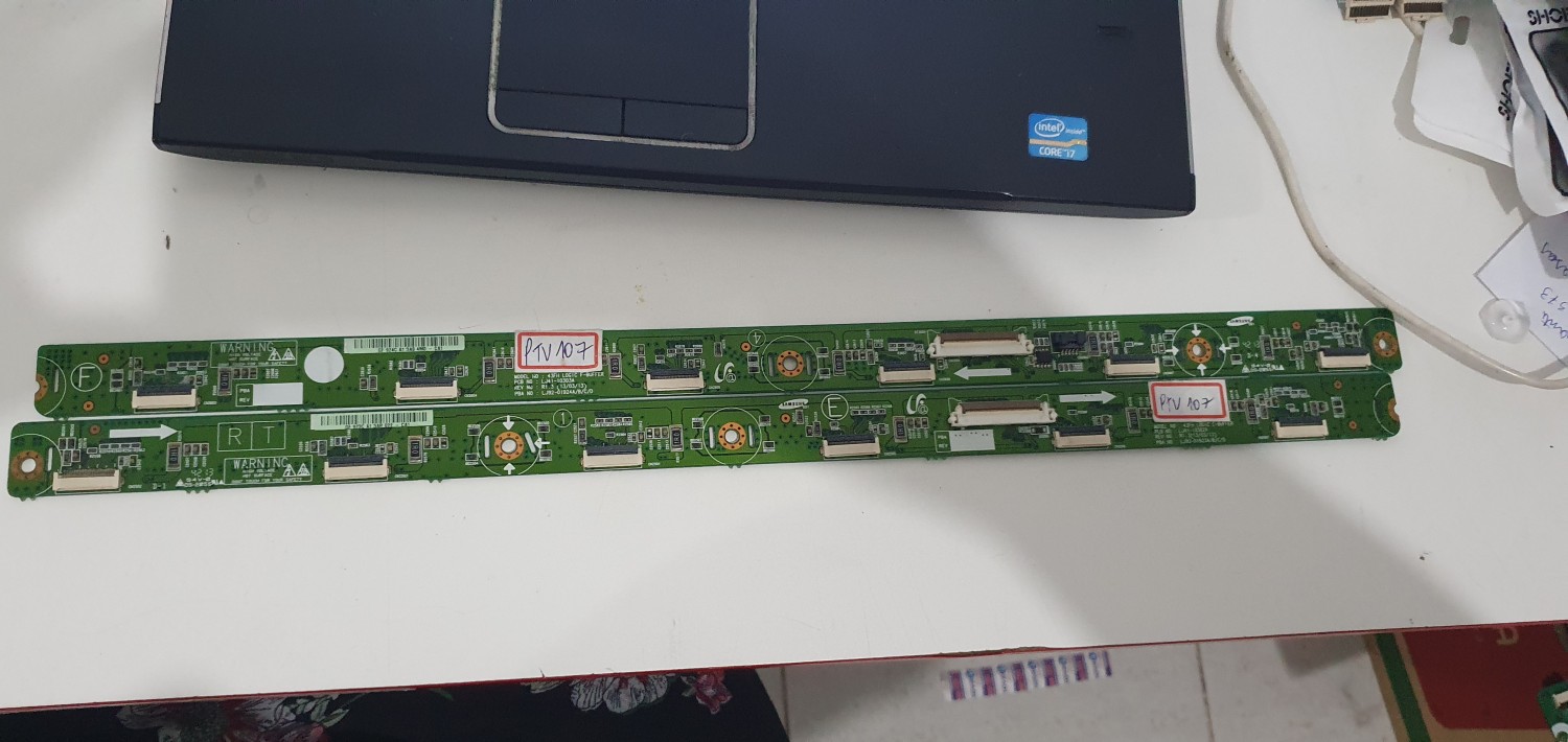 Par de Placas buffer tv Samsung pl43f4900agcód placa eax63333001