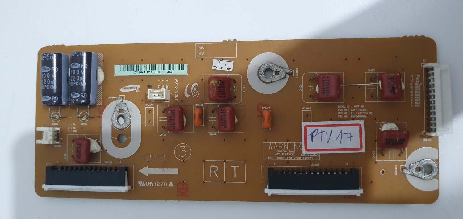 Placa zsus  tv  Samsung pl60f5000ag cód placa lj41-10337a
