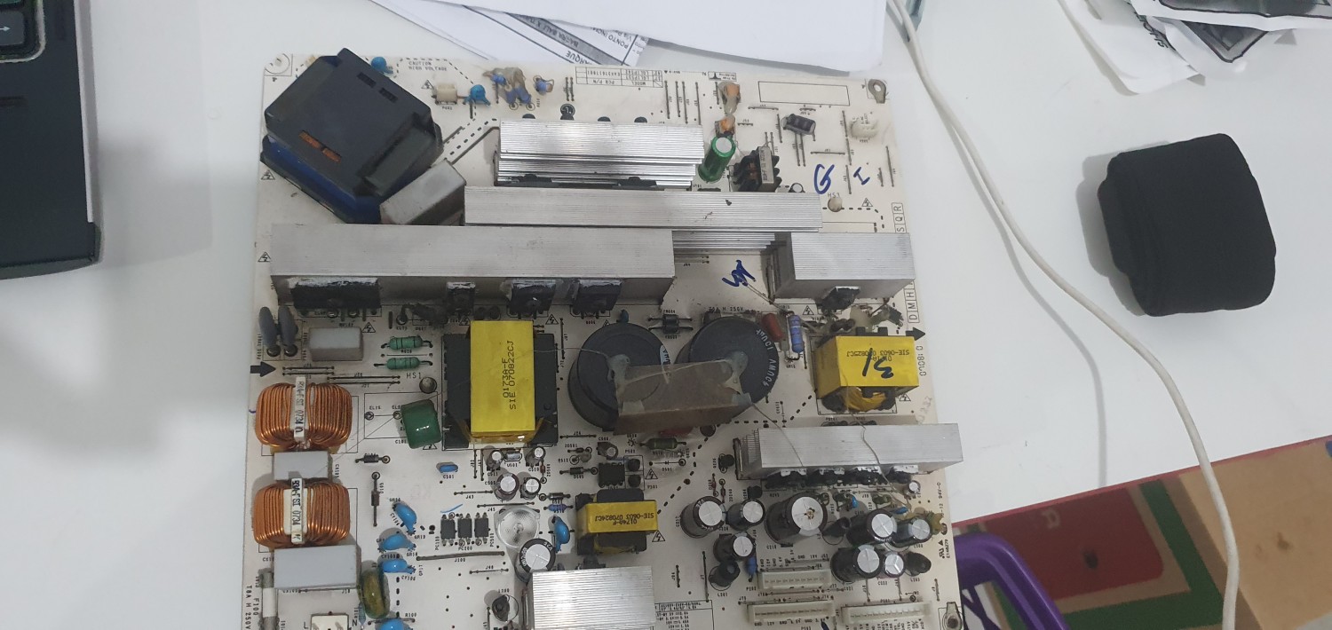 Placa fonte da tv LG 42lc4r cód placa eax37617801