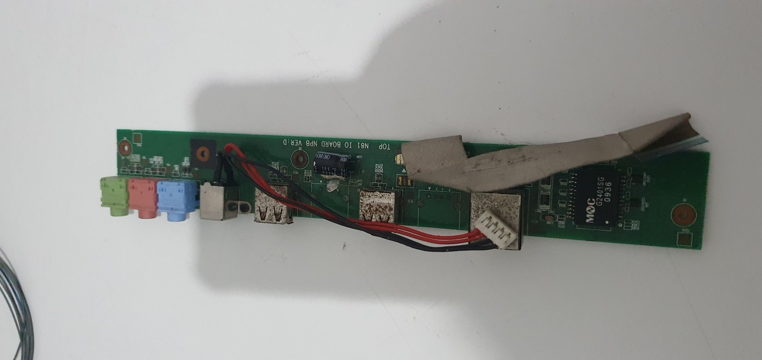 Placa Jack DC Power para ALL in one CCE  cód placa n81 io boarf npb