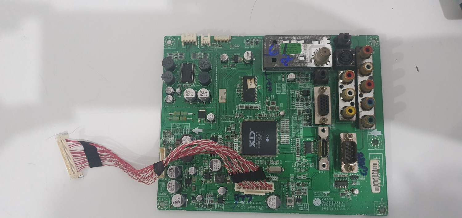 Placa principal tv  LG 22lg30 cód placa eax43479102